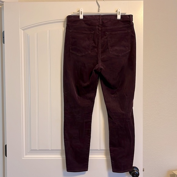 Gap skinny corduroys, burgundy - Picture 2 of 4
